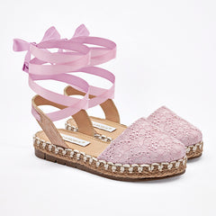 Alpargata para Niña marca Moramora Rosa cod. 141315
