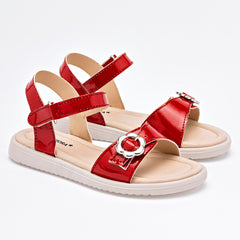 Sandalia para Niña marca Moramora Rojo cod. 141321