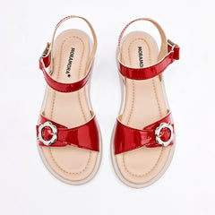 Sandalia para Niña marca Moramora Rojo cod. 141321