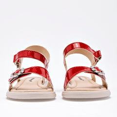 Sandalia para Niña marca Moramora Rojo cod. 141321