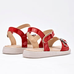 Sandalia para Niña marca Moramora Rojo cod. 141321