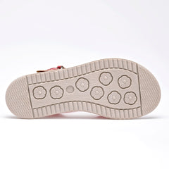 Sandalia para Niña marca Moramora Rojo cod. 141321