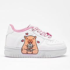 Tenis para Preescolar niña marca Moramora Blanco cod. 141326