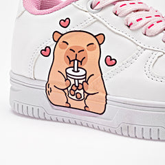 Tenis para Preescolar niña marca Moramora Blanco cod. 141326