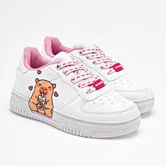 Tenis para Niña marca Moramora Blanco cod. 141326