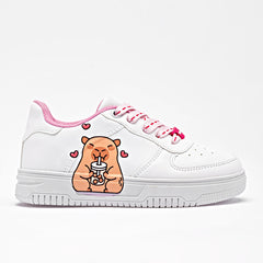 Tenis para Niña marca Moramora Blanco cod. 141326