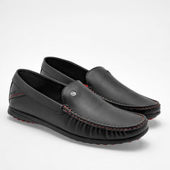 Negro Total Zapato tipo mocasín hombre, código 121368