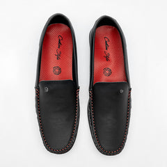 Negro Total Zapato tipo mocasín hombre, código 121368